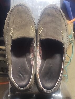 #0147 Sketchers Suede Moccasin Loafers - Brown